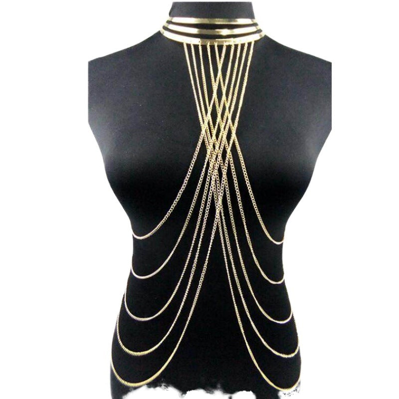 Golden Hoop Body Chain