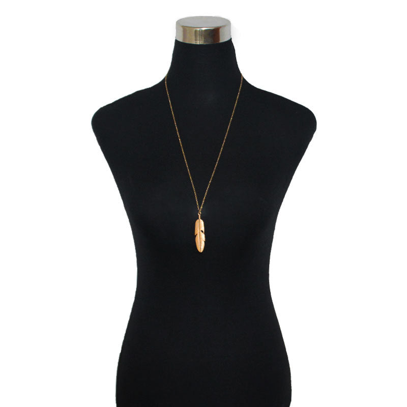 Boho Feather Tassel Necklace