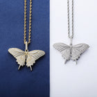 Pink Butterfly Necklace