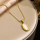 Cat’s Eye Oval Necklace