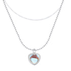 Peach Heart Moonstone