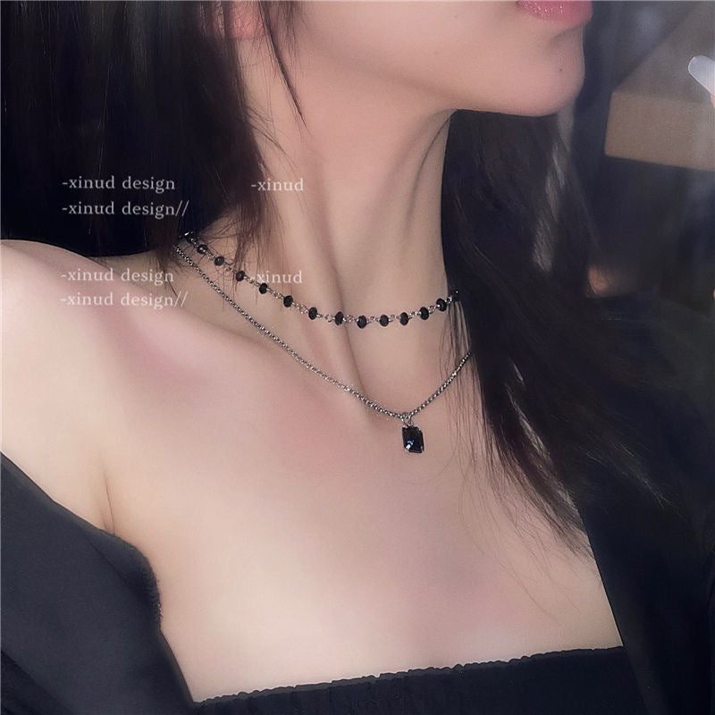 Noir Layered Necklace