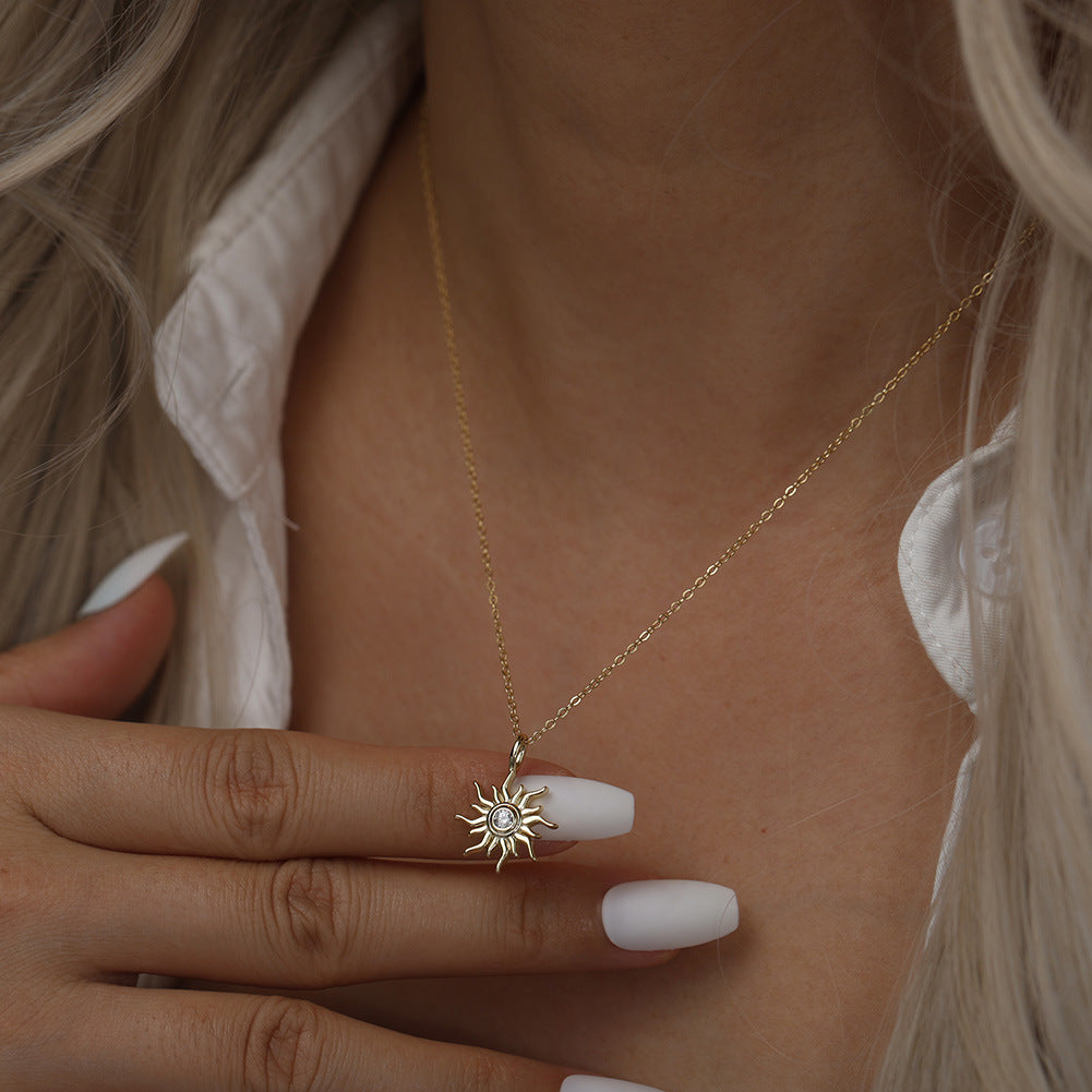 Clouds Lead the Sun Necklace