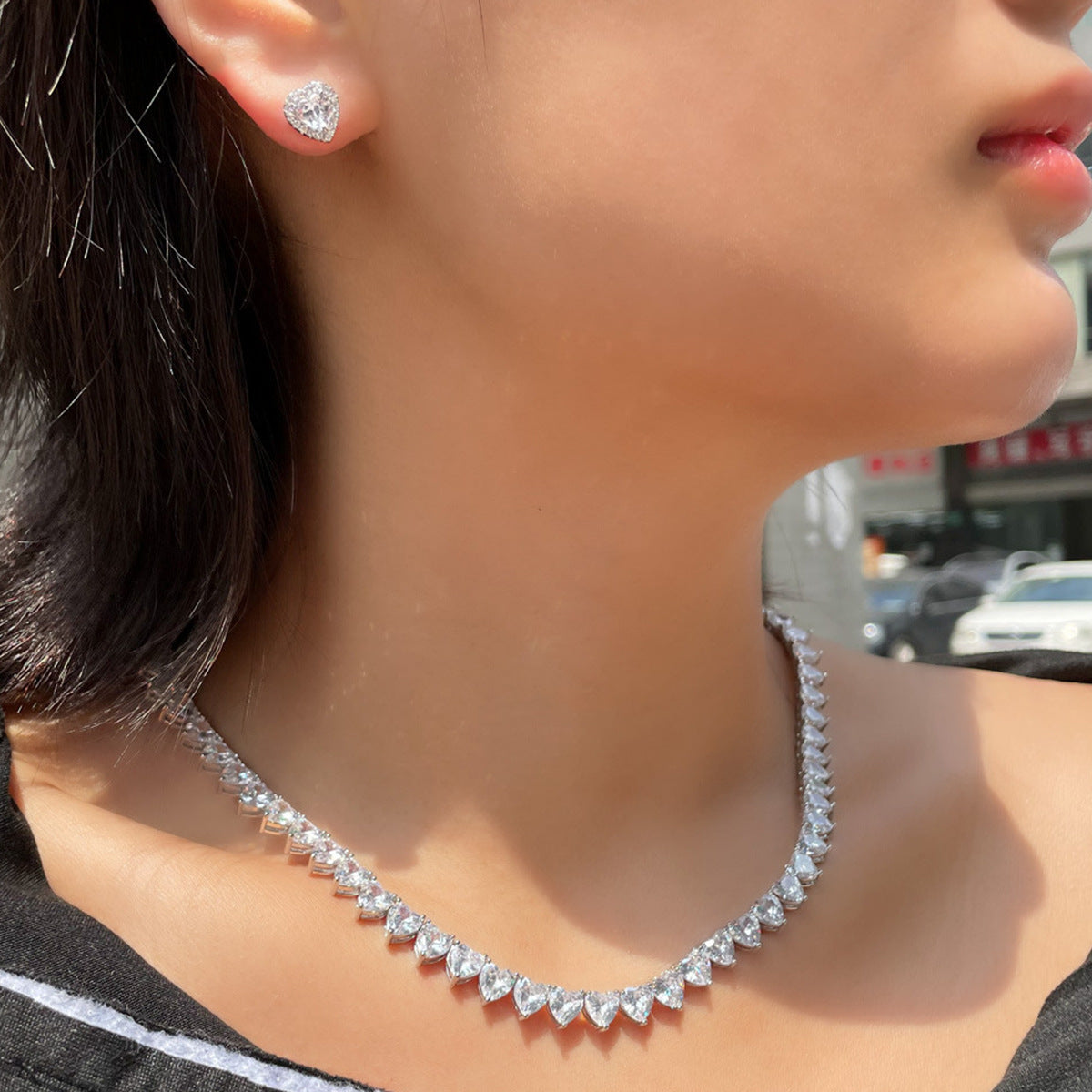 Zircon Drip Chain