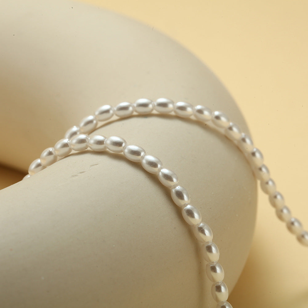 Oval Pearl Necklace