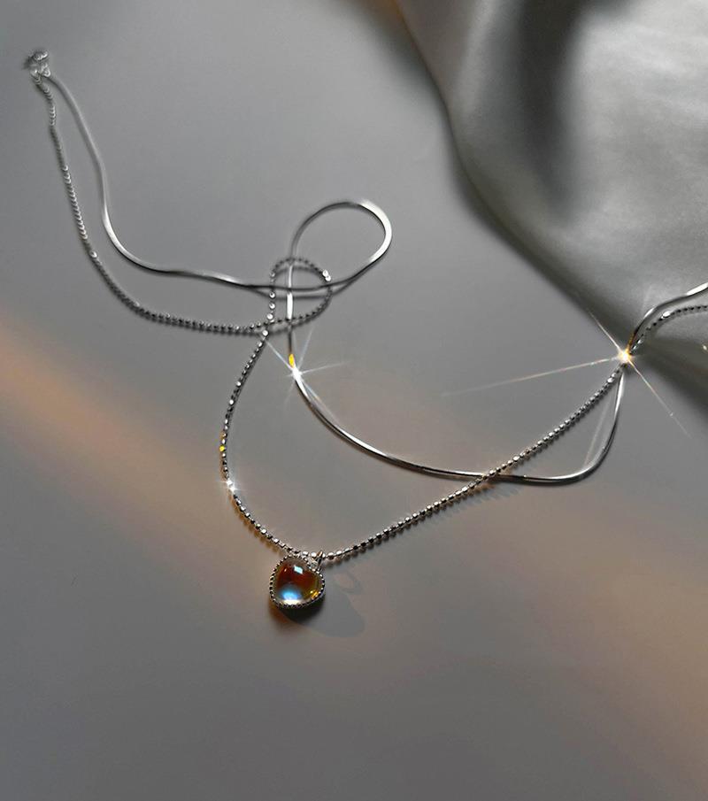 Peach Heart Moonstone