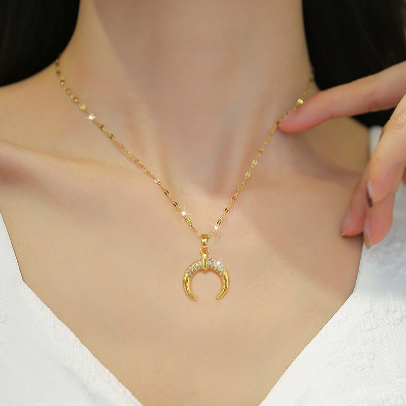 Crescent Moon Necklace