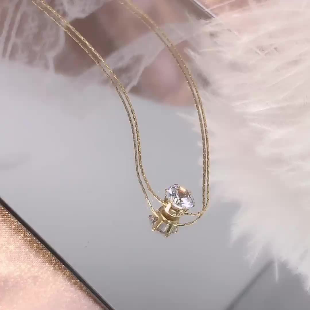 Round Spark Necklace