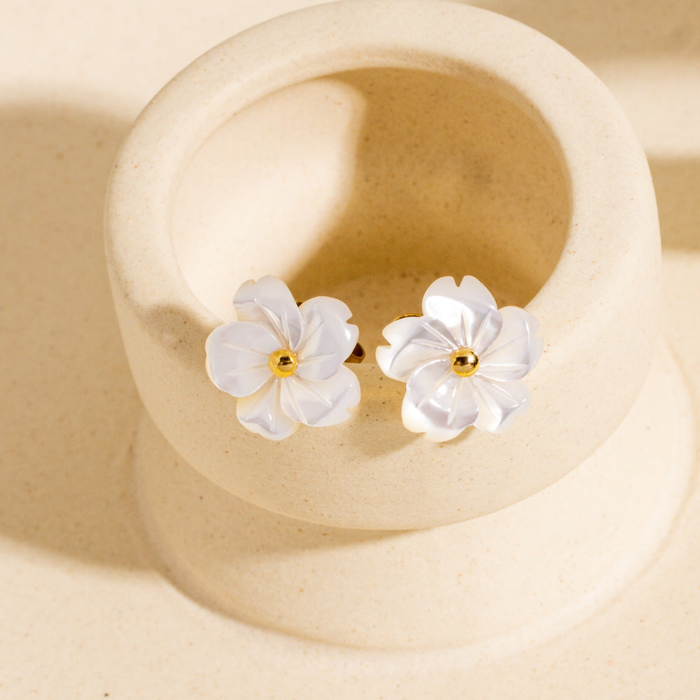White Petal Jewelry Set