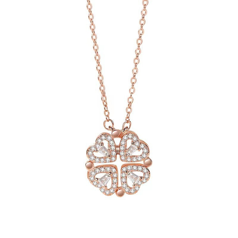 Four-Leaf Heart Pendant
