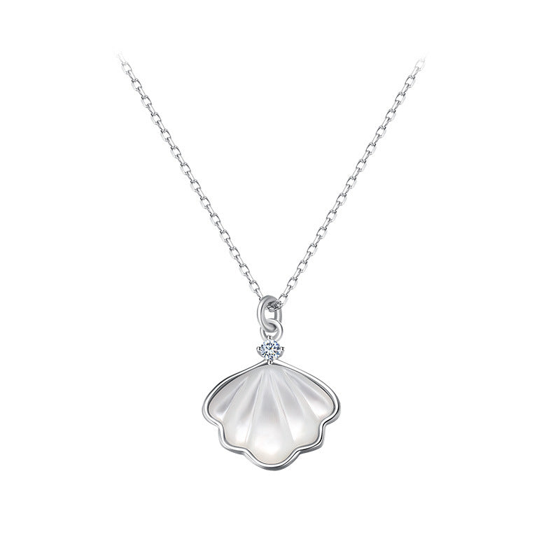 S925 Silver Shell Necklace