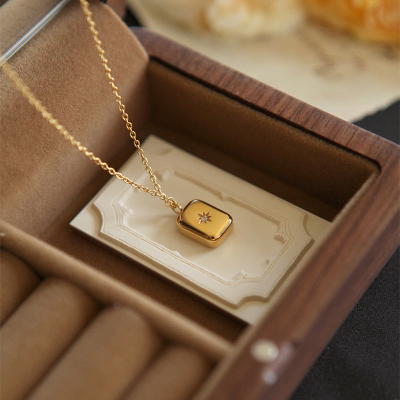 Water Drop Gemstone Necklace