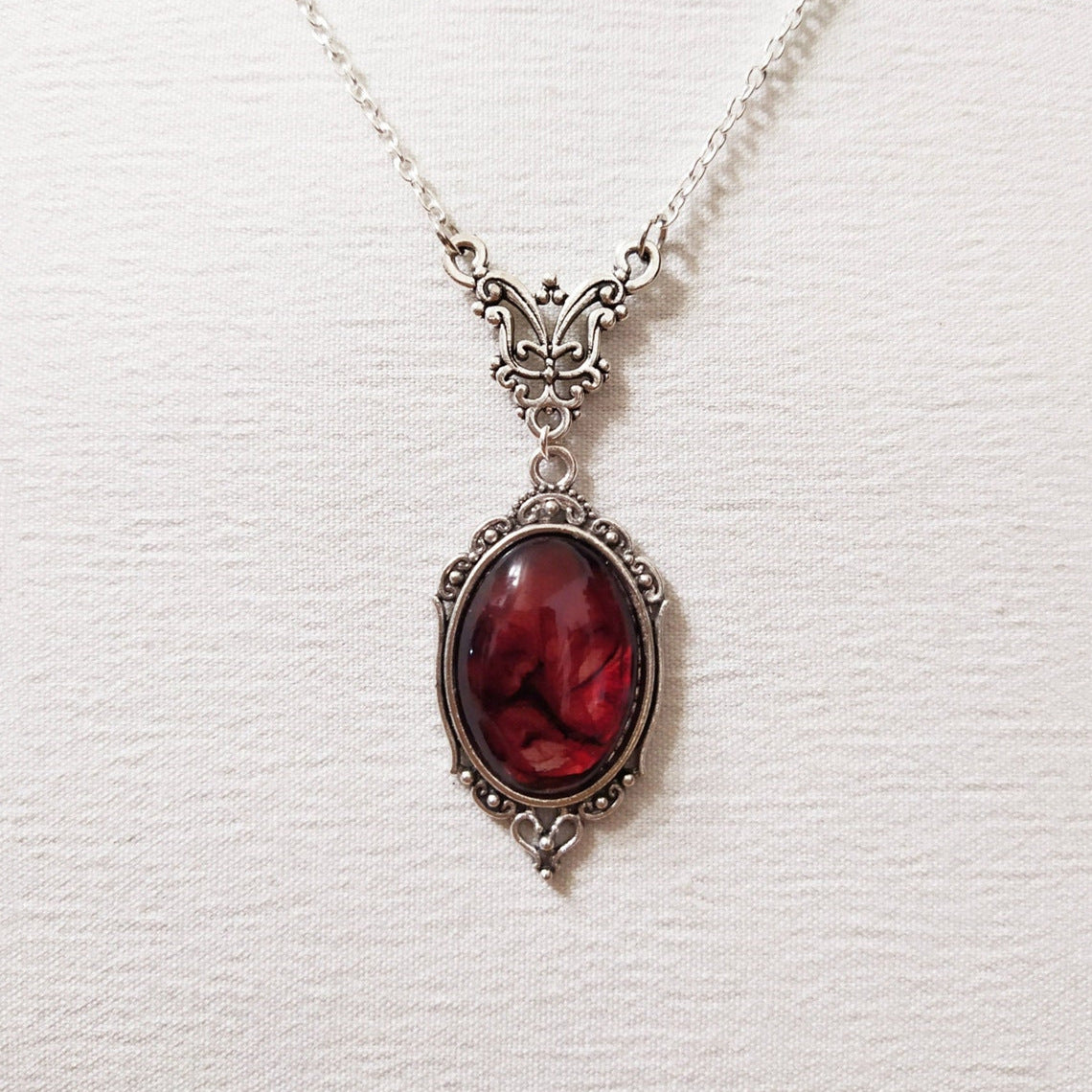 Crimson Crystal Pendant