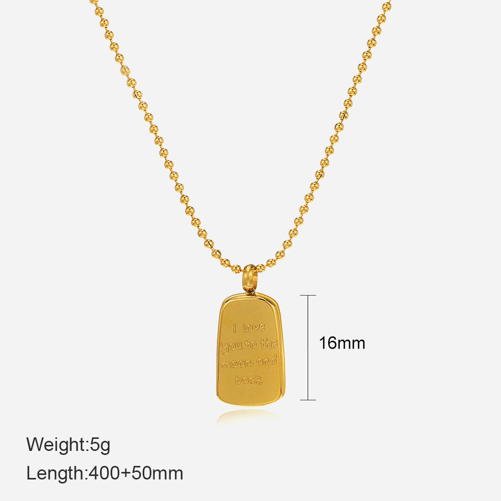 Star & Moon Twist Necklace