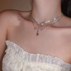 Crystal Heartfall Necklace
