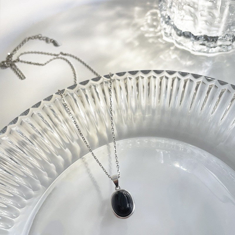 Sterling Silver Agate Pendant