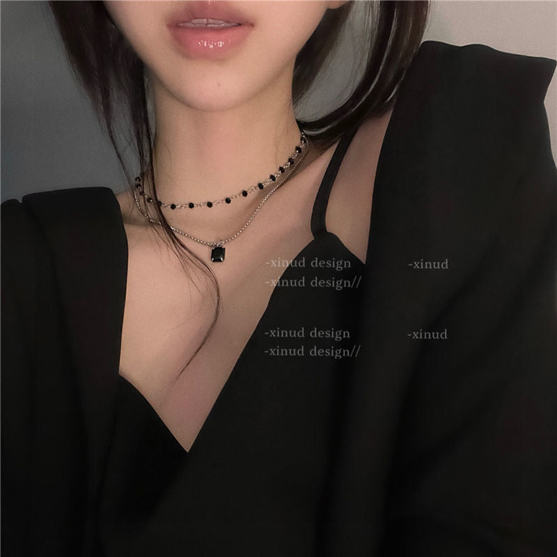 Noir Layered Necklace