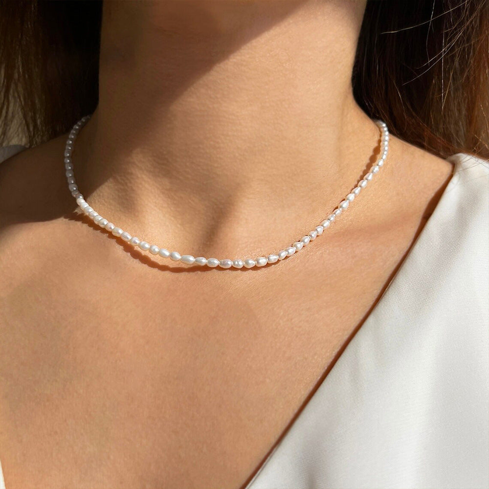 Oval Pearl Necklace