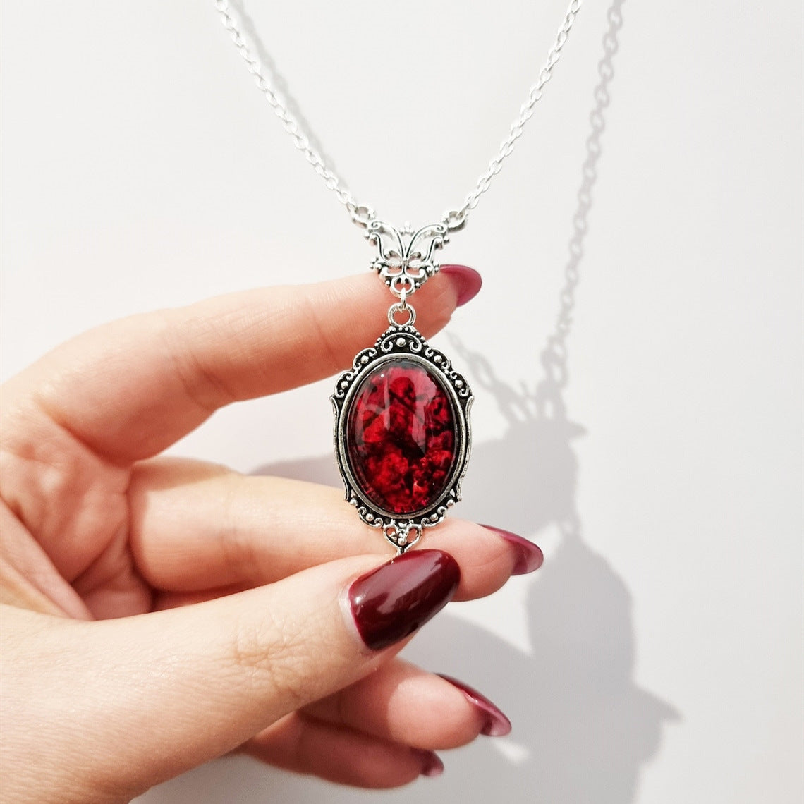 Crimson Crystal Pendant