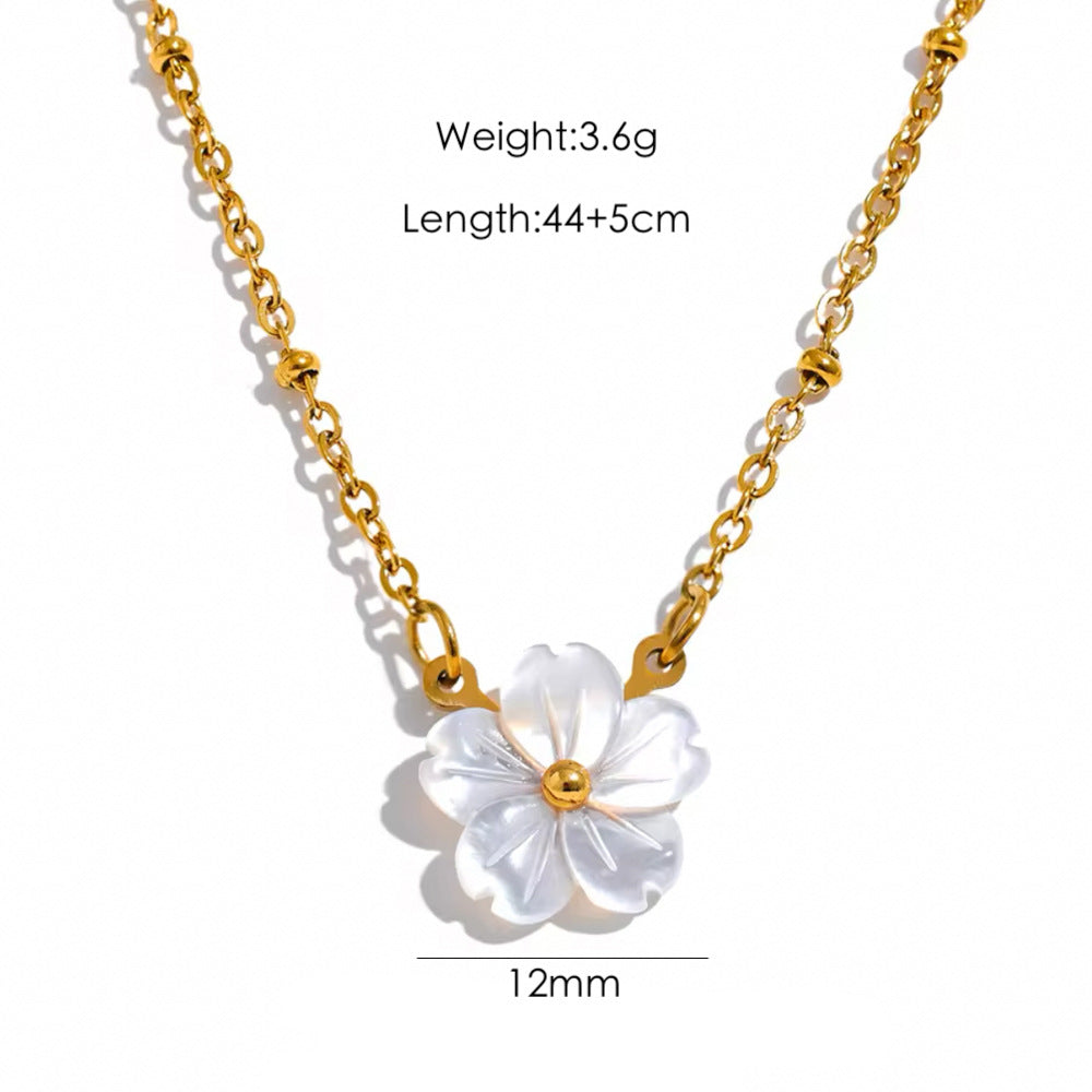 White Petal Jewelry Set