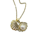 Scallop Pearl Necklace