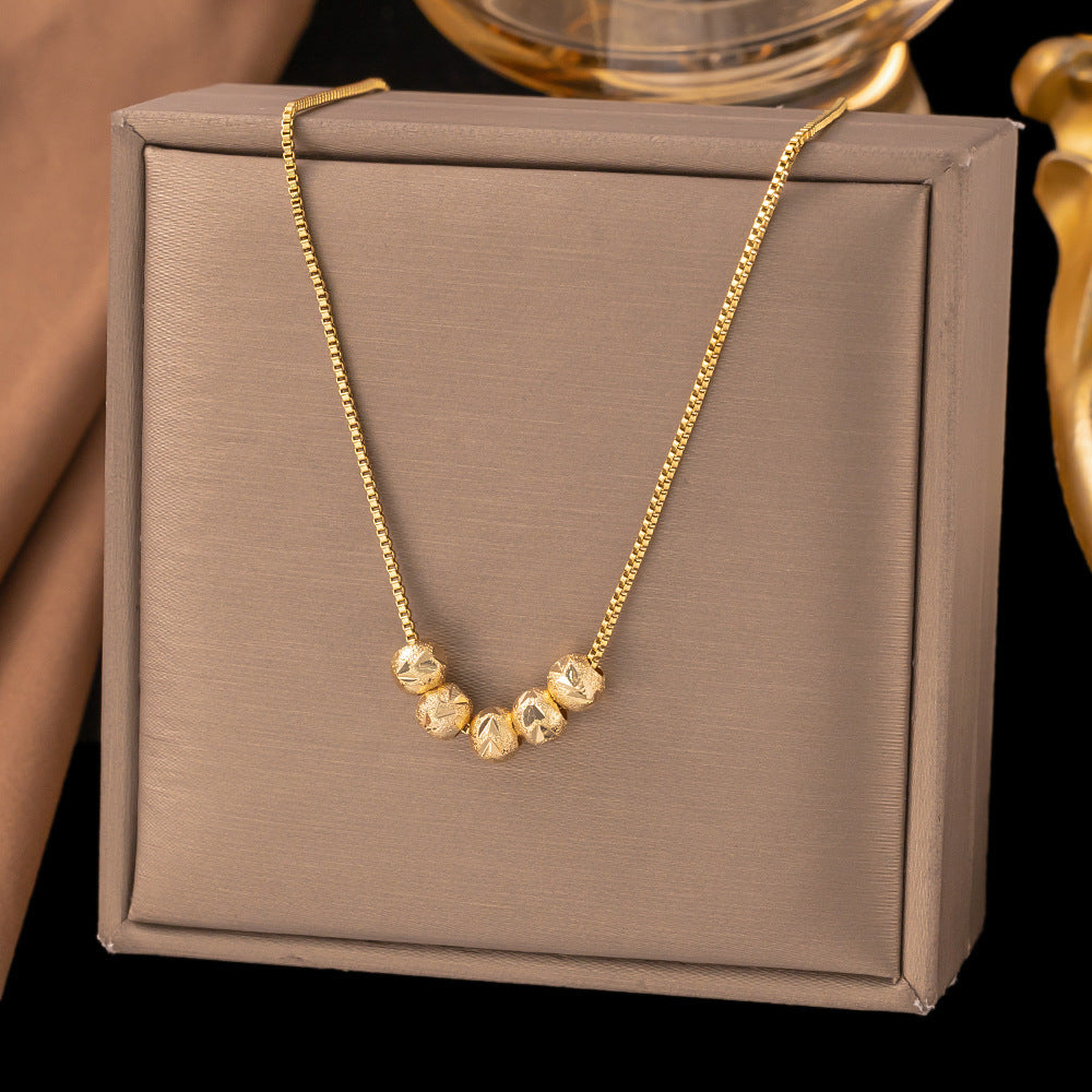 Five Blessings Bead Necklace