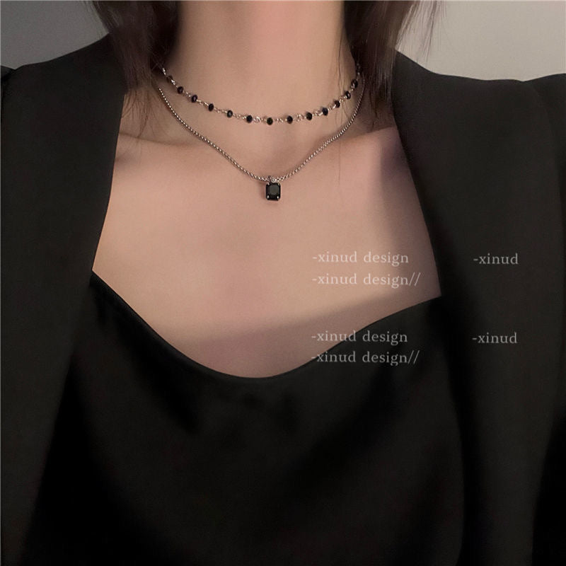 Noir Layered Necklace